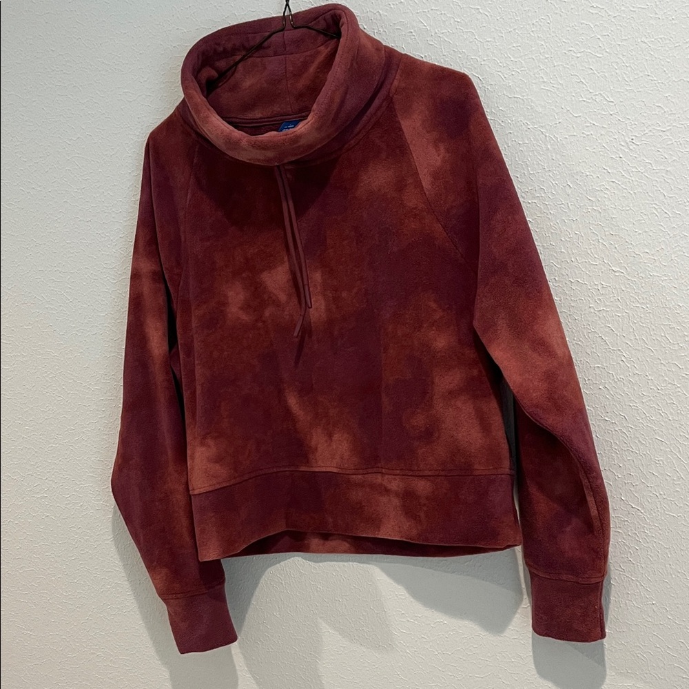 Never not hustling The Warm Maroon Cowl Neck Sweater